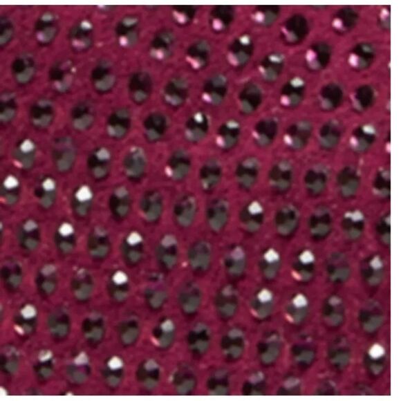 New! MICHAEL KORS Studded MK Logo Gilmore Slide Sandals Shoes Dark Berry - Picture 4 of 9